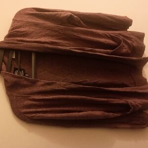 Soft purple cardigan with pockets